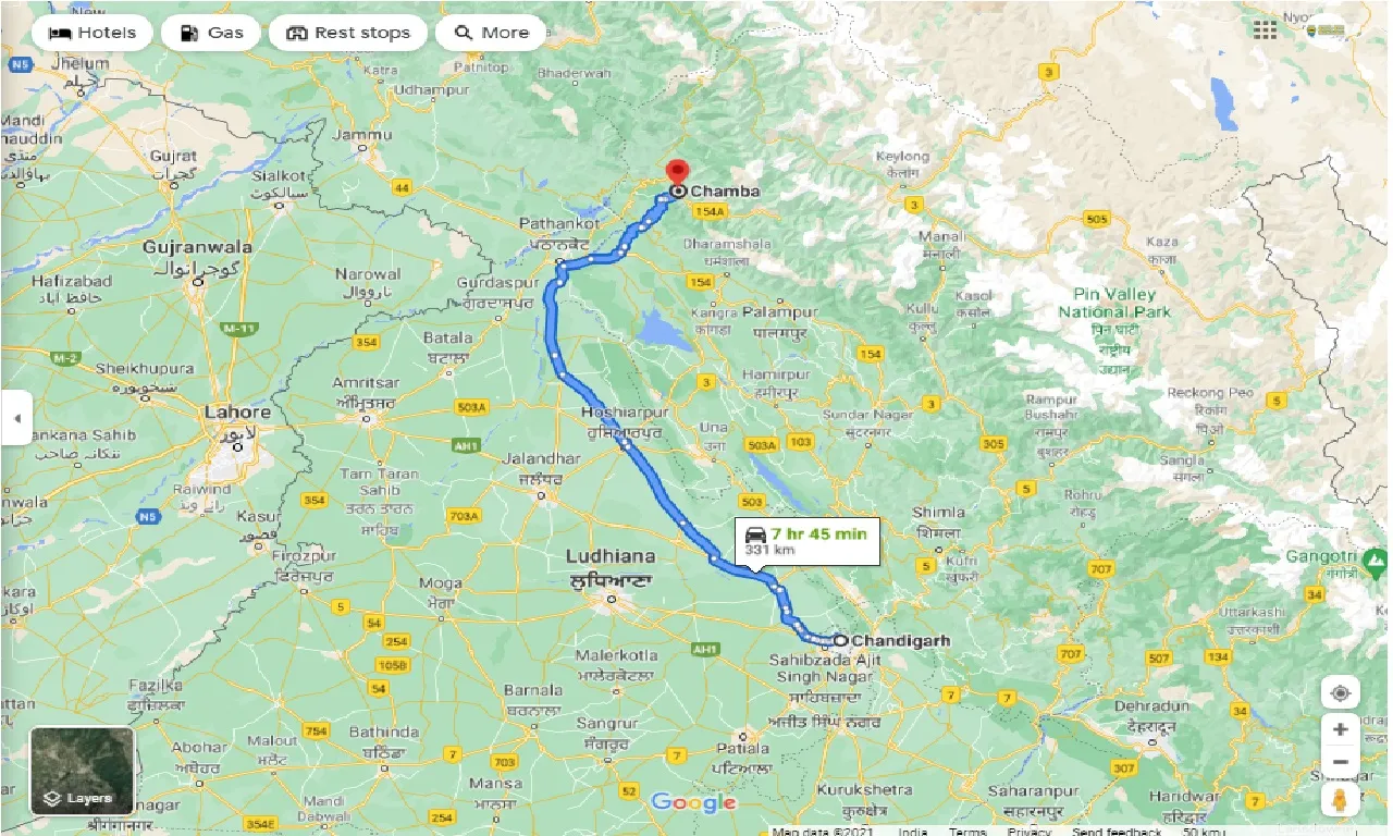 chandigarh-to-chamba-one-way