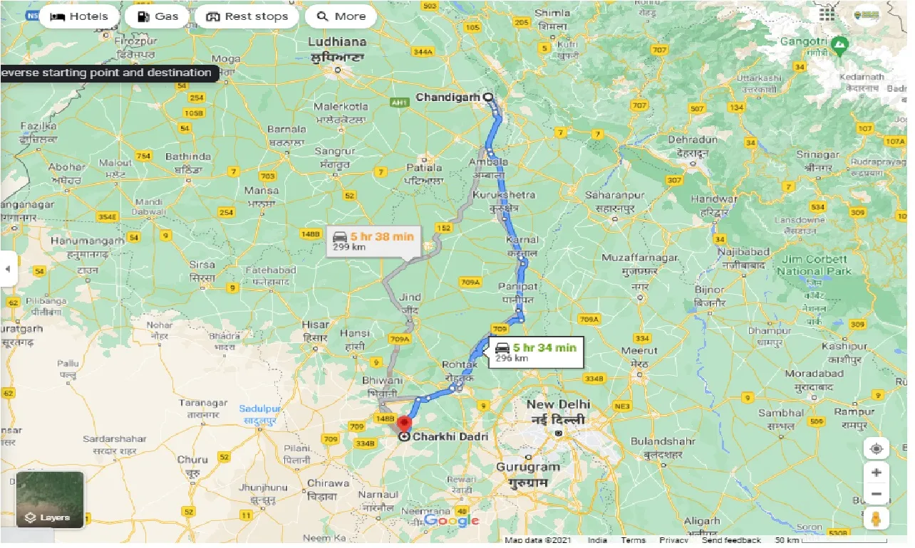 chandigarh-to-charkhi-dadri-one-way