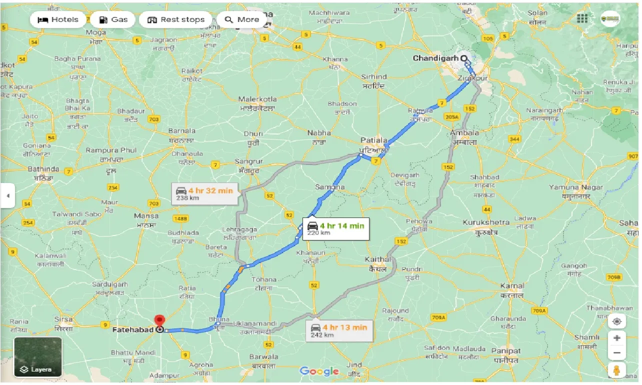 chandigarh-to-fatehabad-one-way