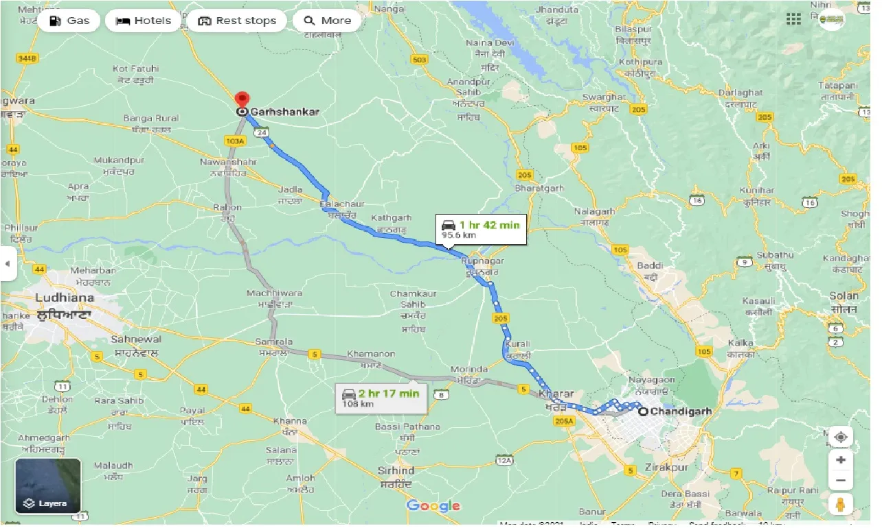 chandigarh-to-garhshankar-one-way