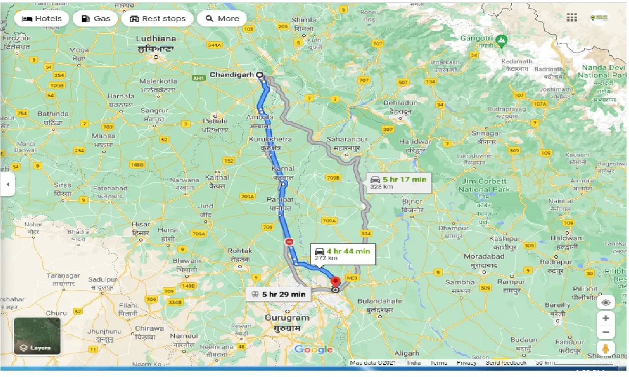 chandigarh-to-ghaziabad-round-trip