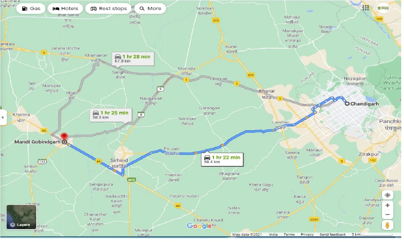 chandigarh-to-gobindgarh-one-way