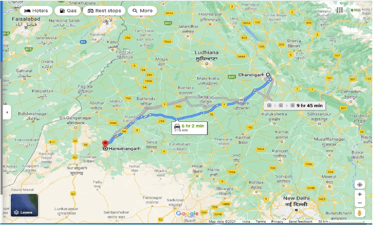 chandigarh-to-hanumangarh-one-way