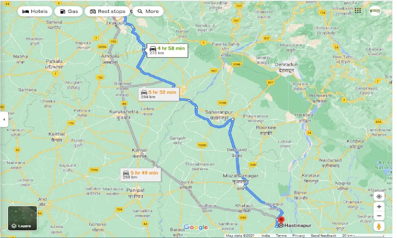 chandigarh-to-hastinapur-one-way