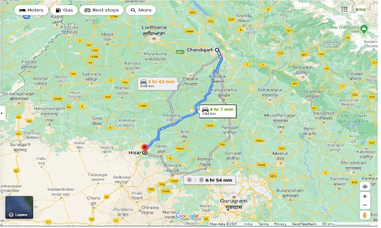 chandigarh-to-hisar-round-trip