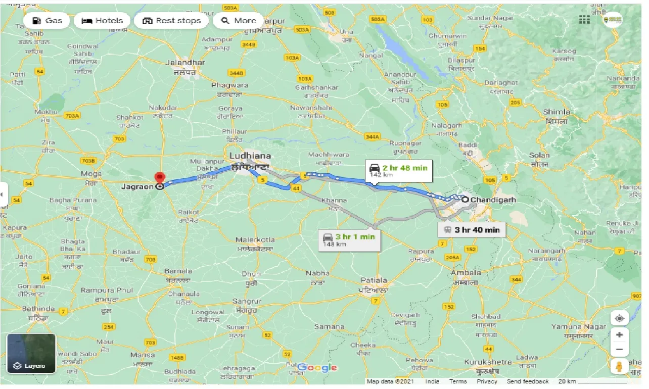 chandigarh-to-jagraon-one-way