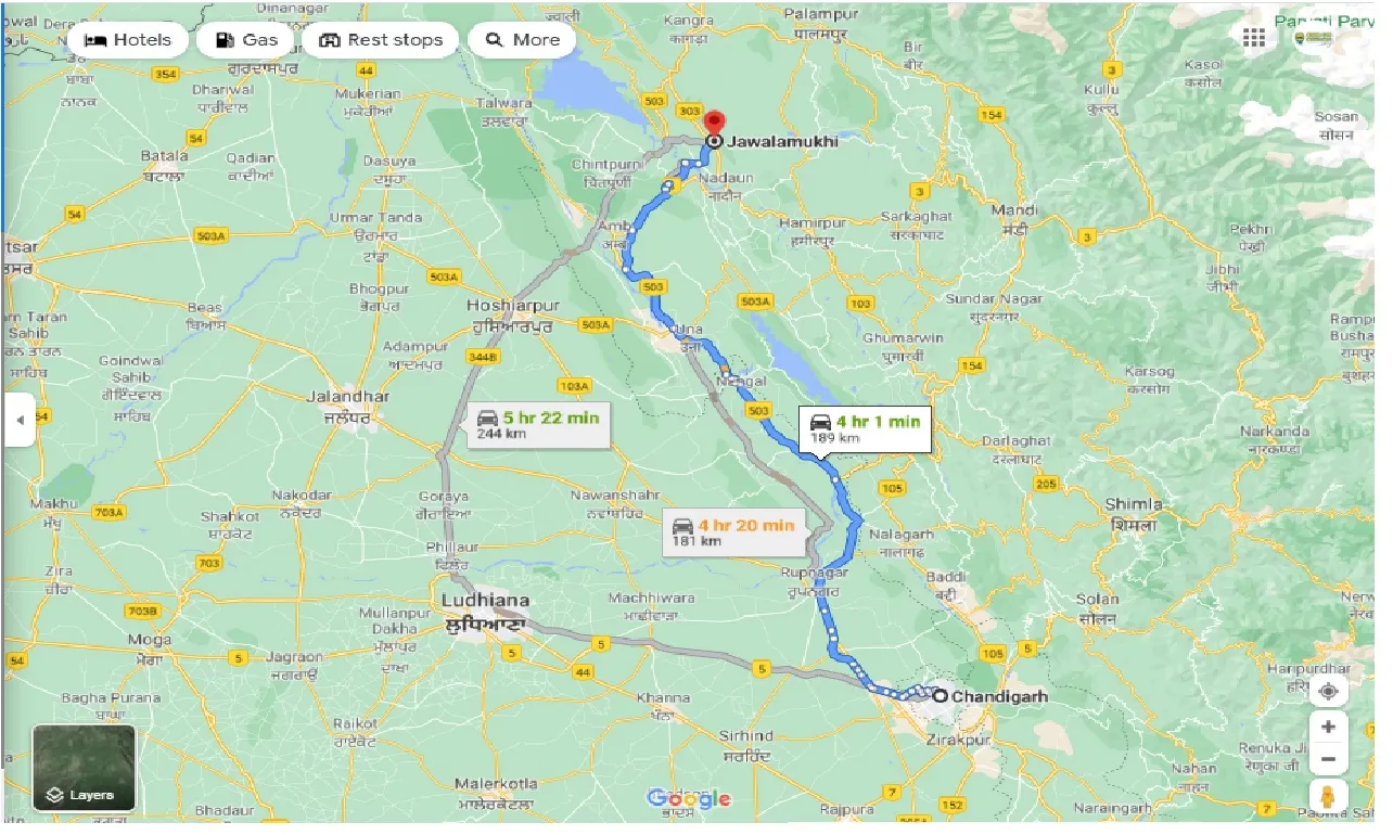 chandigarh-to-jawalamukhi-one-way