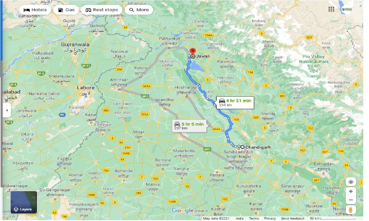 chandigarh-to-jawali-one-way
