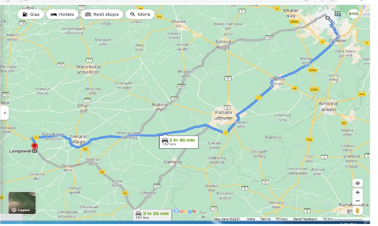 chandigarh-to-longowal-round-trip