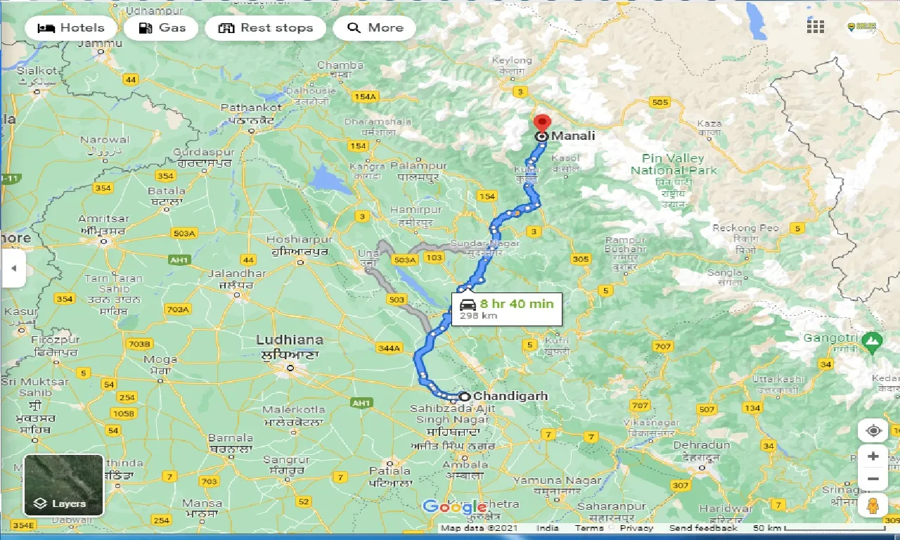 chandigarh-to-manali-one-way