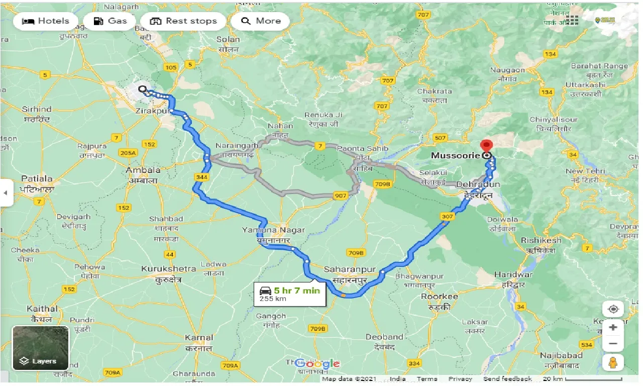 chandigarh-to-mussoorie-outstation