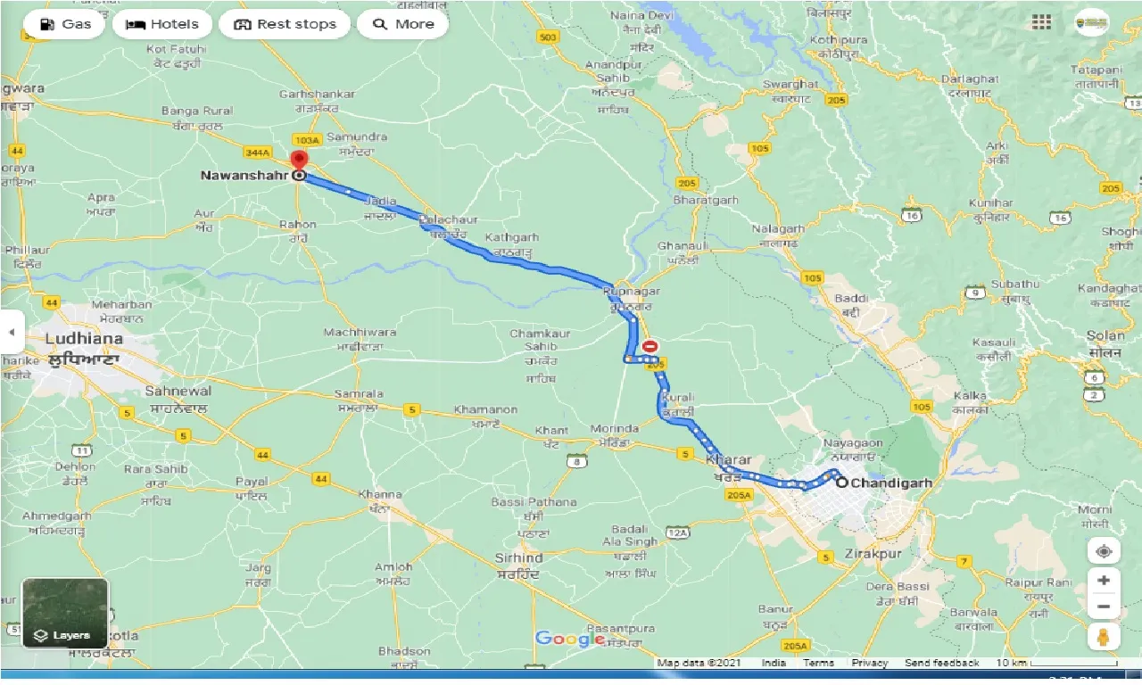 chandigarh-to-nawanshahr-round-trip