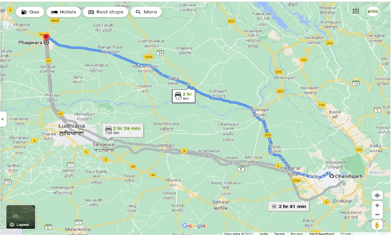 chandigarh-to-phagwara-one-way