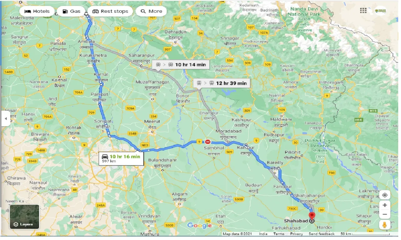 chandigarh-to-shahabad-up-round-trip