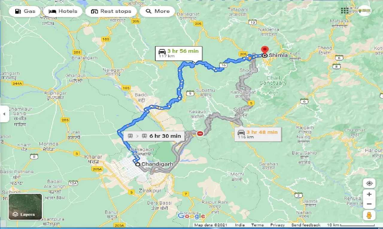 chandigarh-to-shimla-one-way