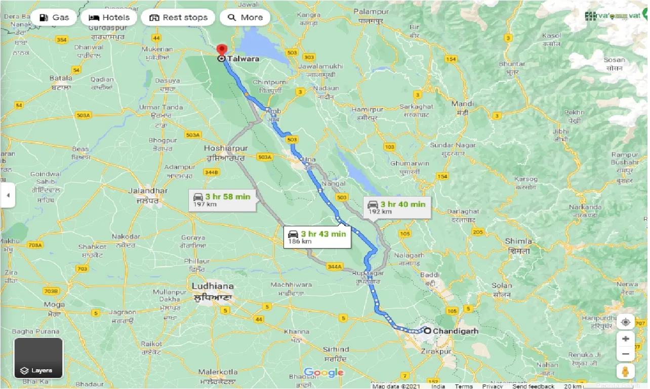 chandigarh-to-talwara-round-trip
