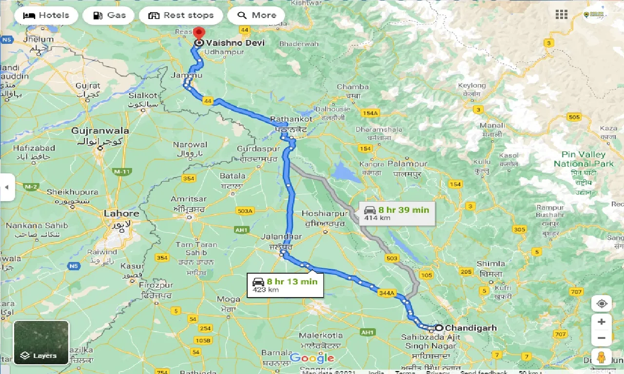 chandigarh-to-vaishno-devi-temple-one-way