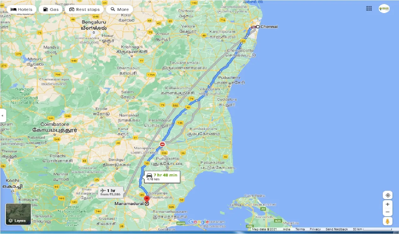 chennai-to-Manamadurai-round-trip