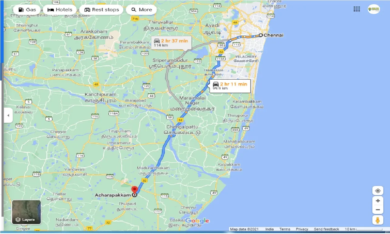 chennai-to-acharapakkam-round-trip