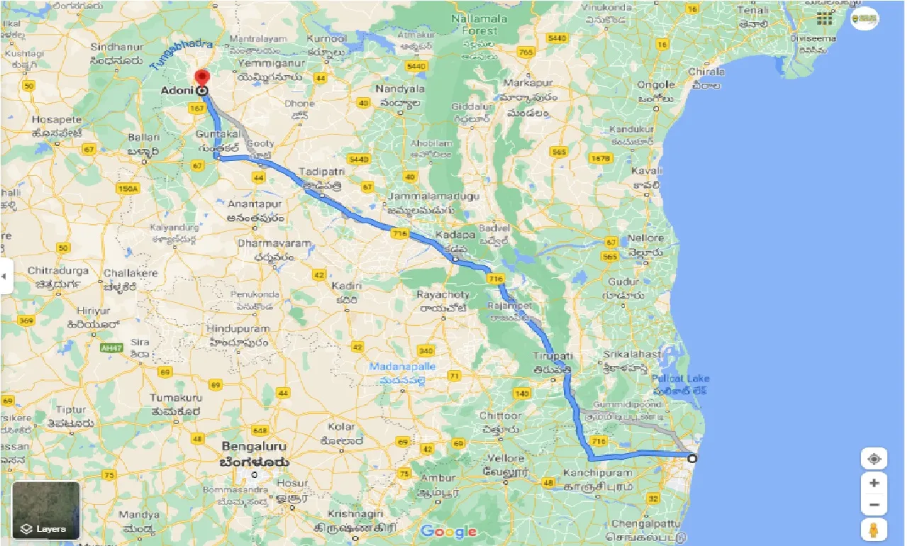 chennai-to-adoni-round-trip