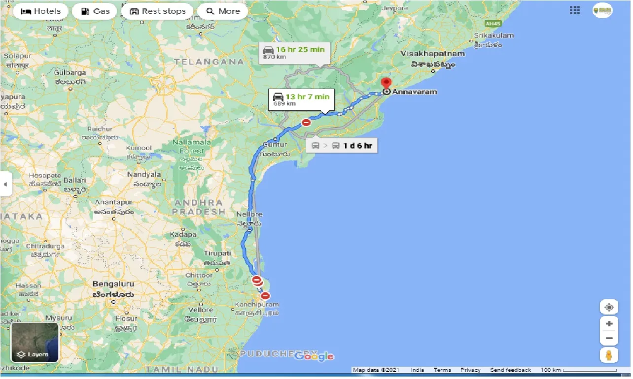 chennai-to-annavaram-round-trip