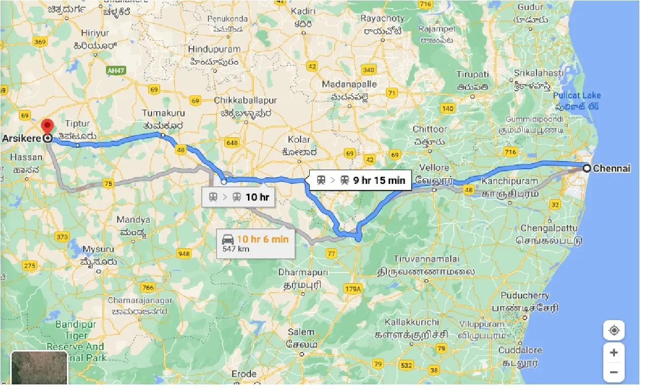 Chennai To Arsikere One Way chennai-to-arsikere-one-way