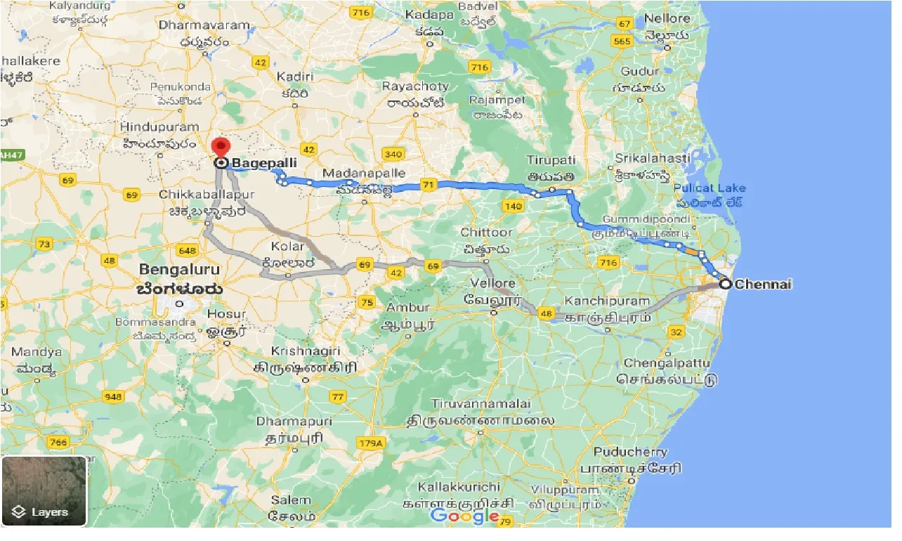 chennai-to-bagepalli-one-way