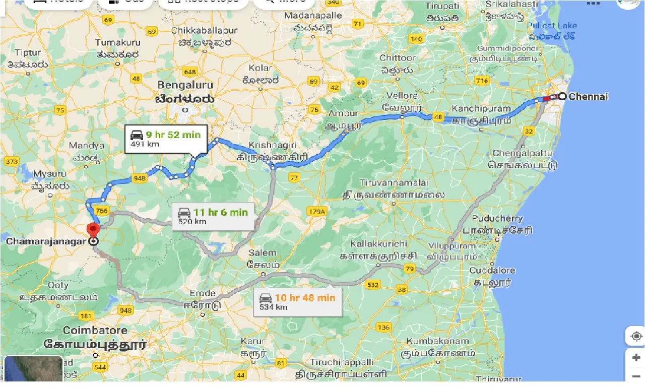 chennai-to-chamarajanagar-one-way