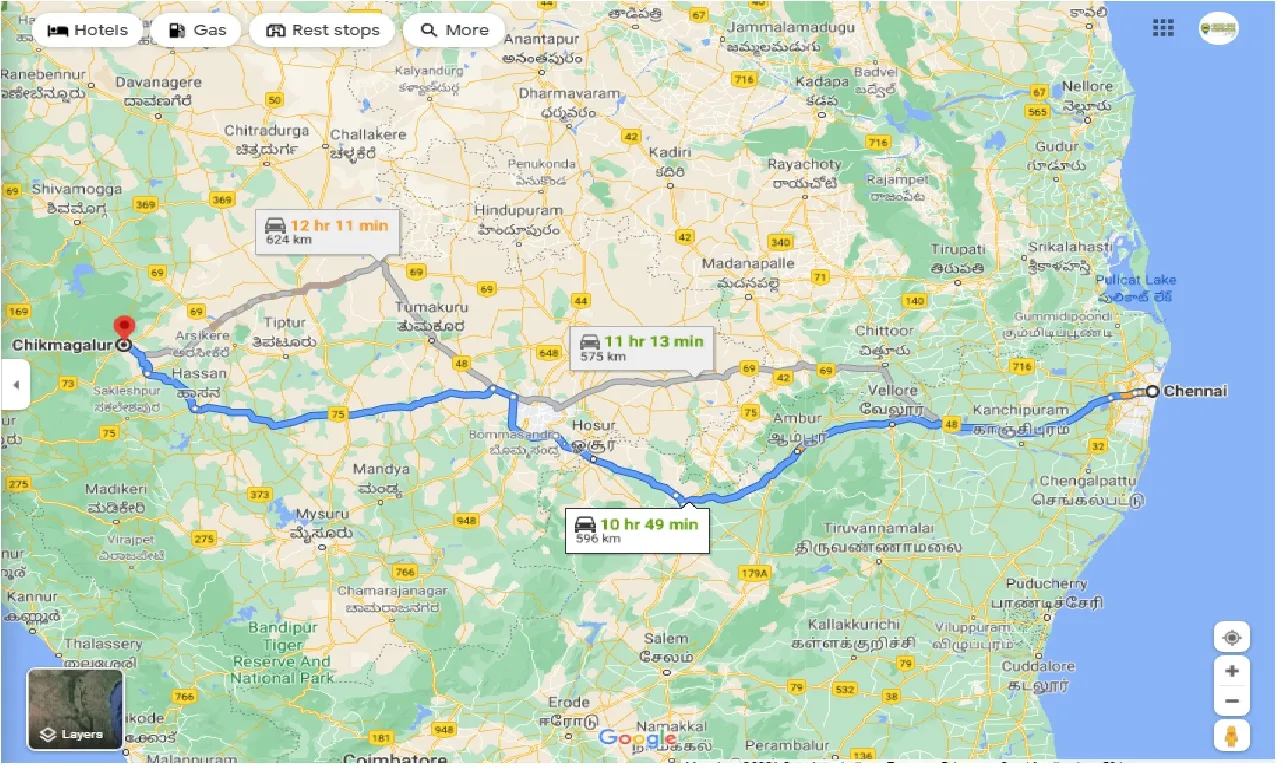chennai-to-chikmagalur-one-way