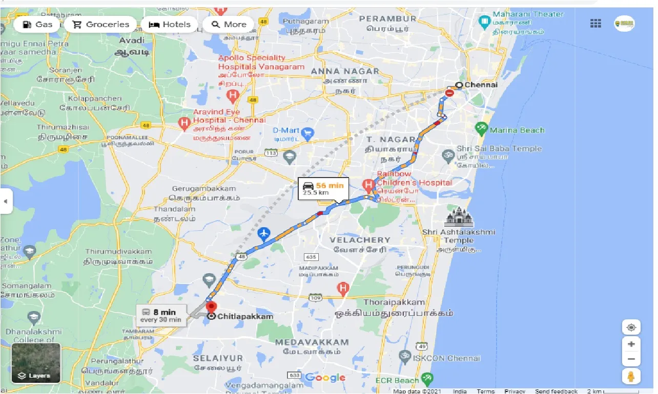 chennai-to-chitlapakkam-round-trip