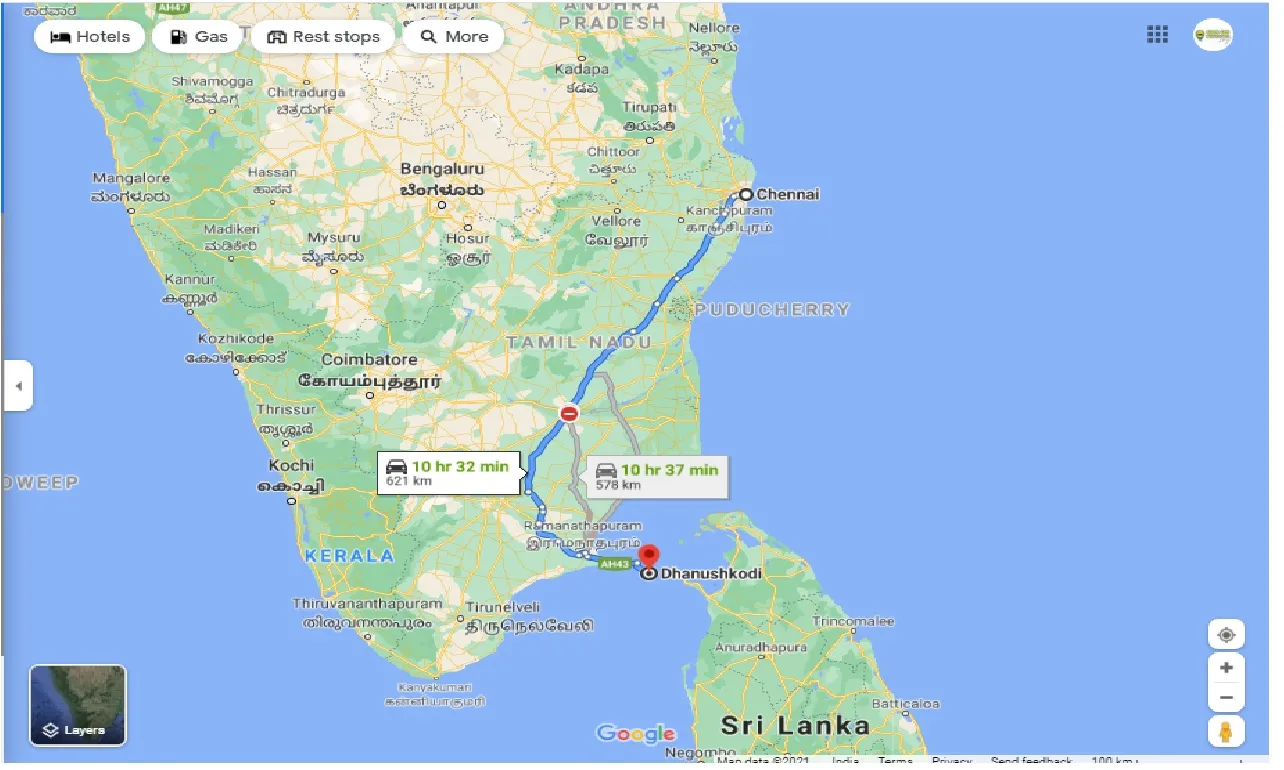 chennai-to-dhanushkodi-one-way