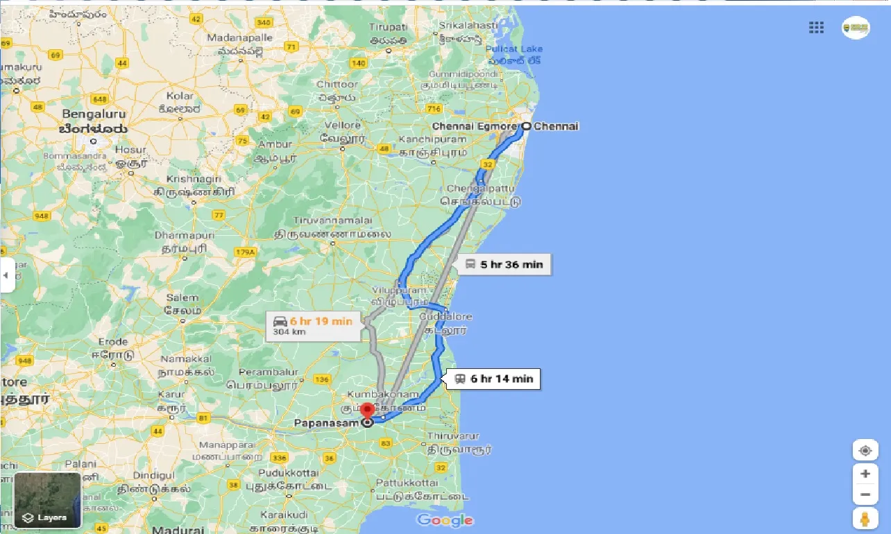 chennai-to-gangaikonda-cholapuram-round-trip