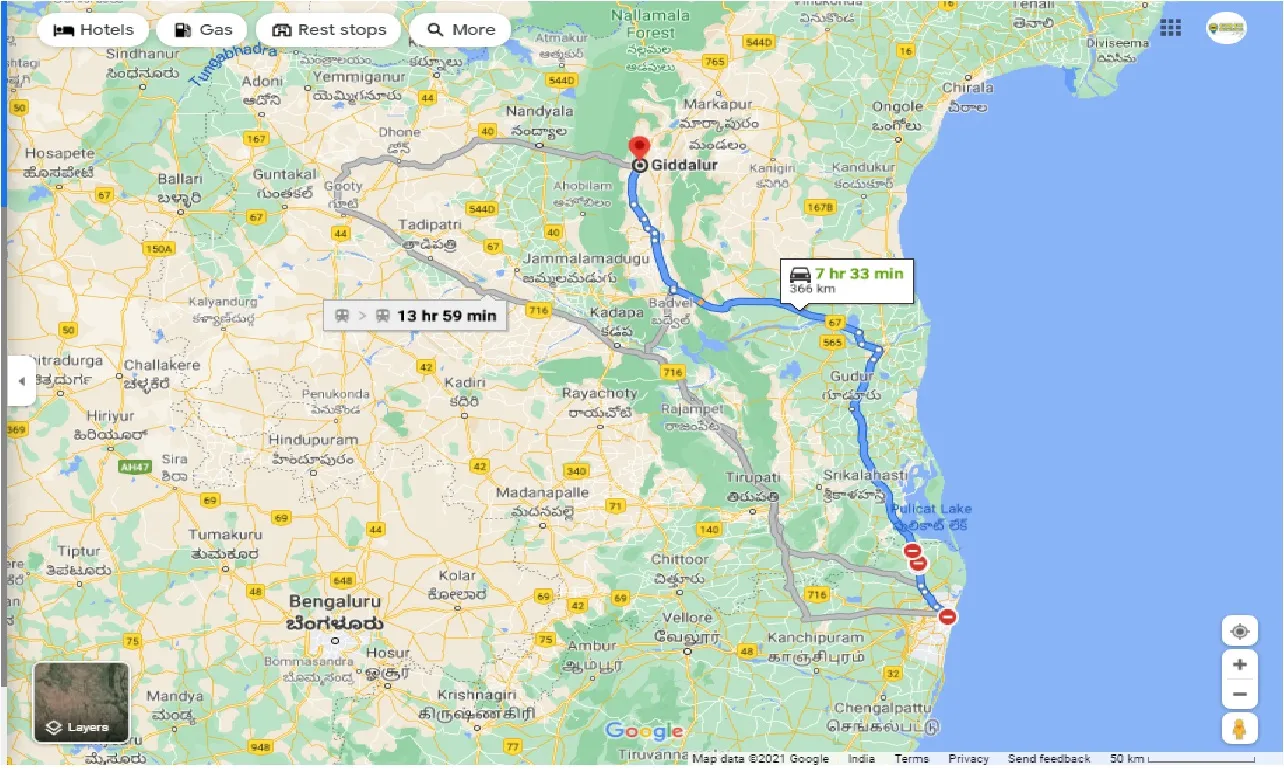 chennai-to-giddalur-round-trip