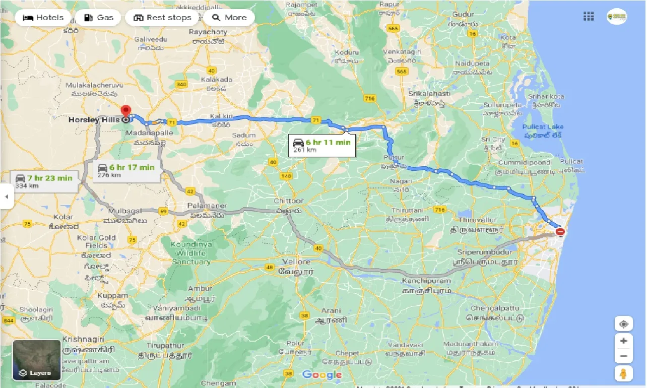 chennai-to-horsley-hills-one-way