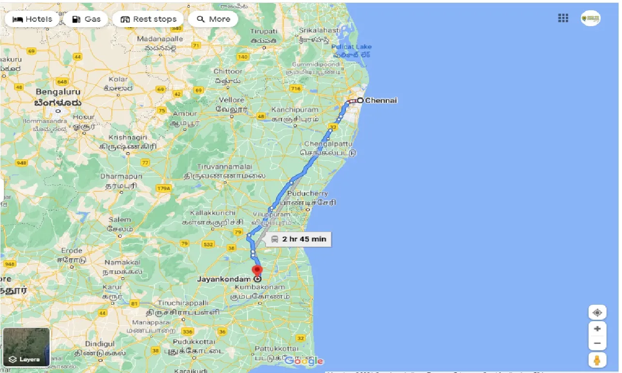 chennai-to-jayankondam-round-trip