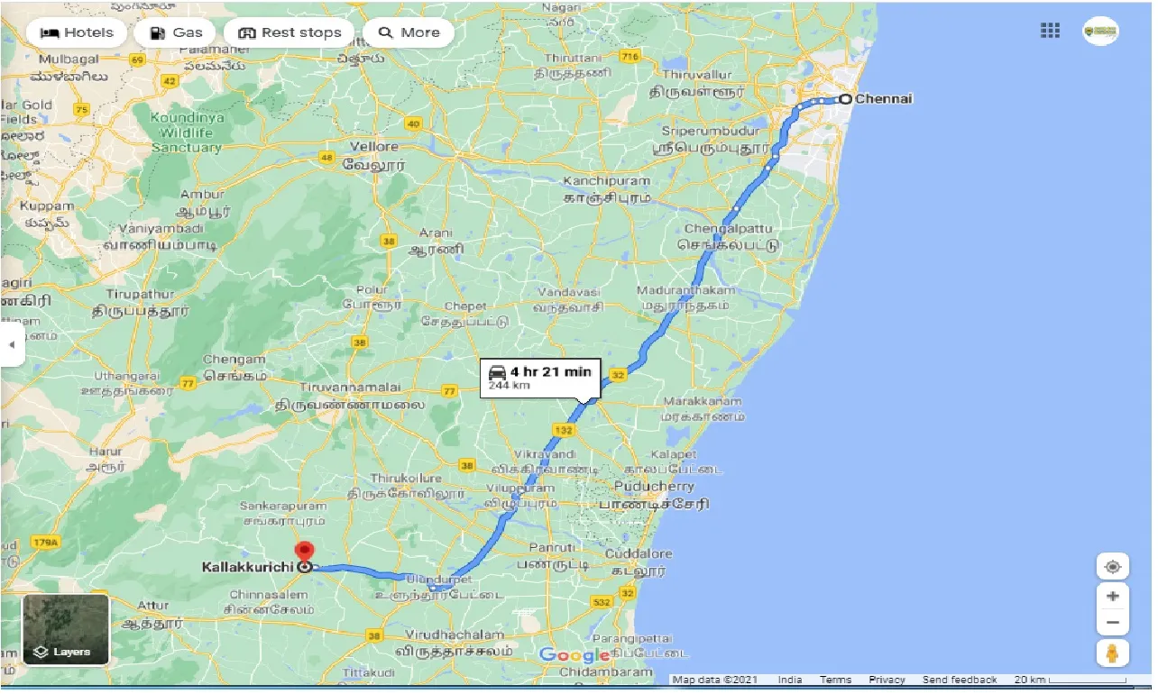 chennai-to-kallakkurichi-one-way