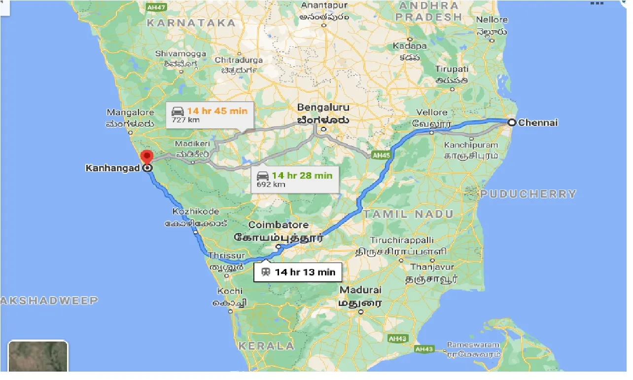 chennai-to-kanhangad-one-way