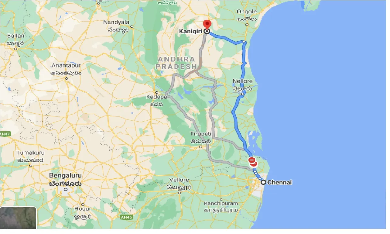 chennai-to-kanigiri-taxi