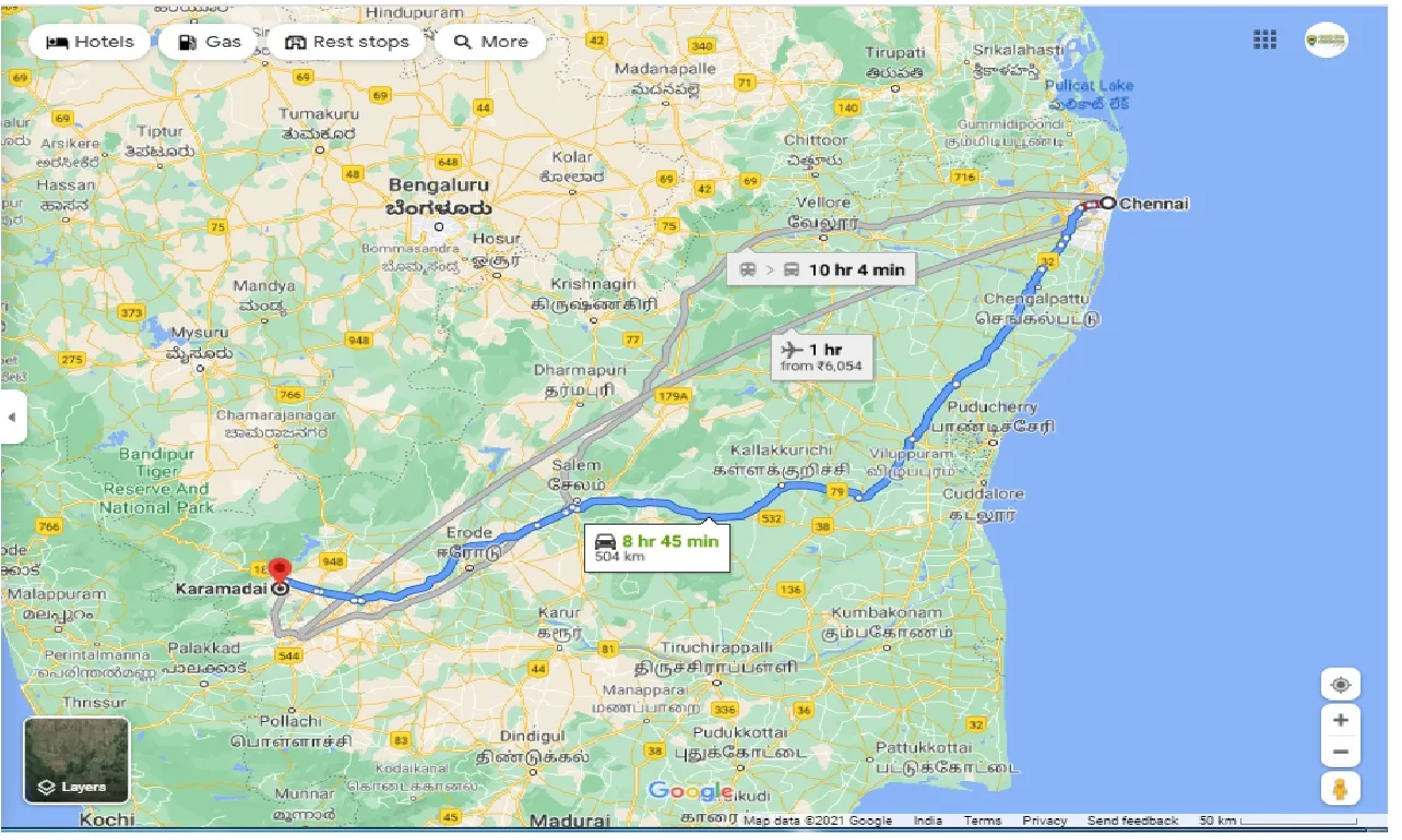 chennai-to-karamadai-one-way