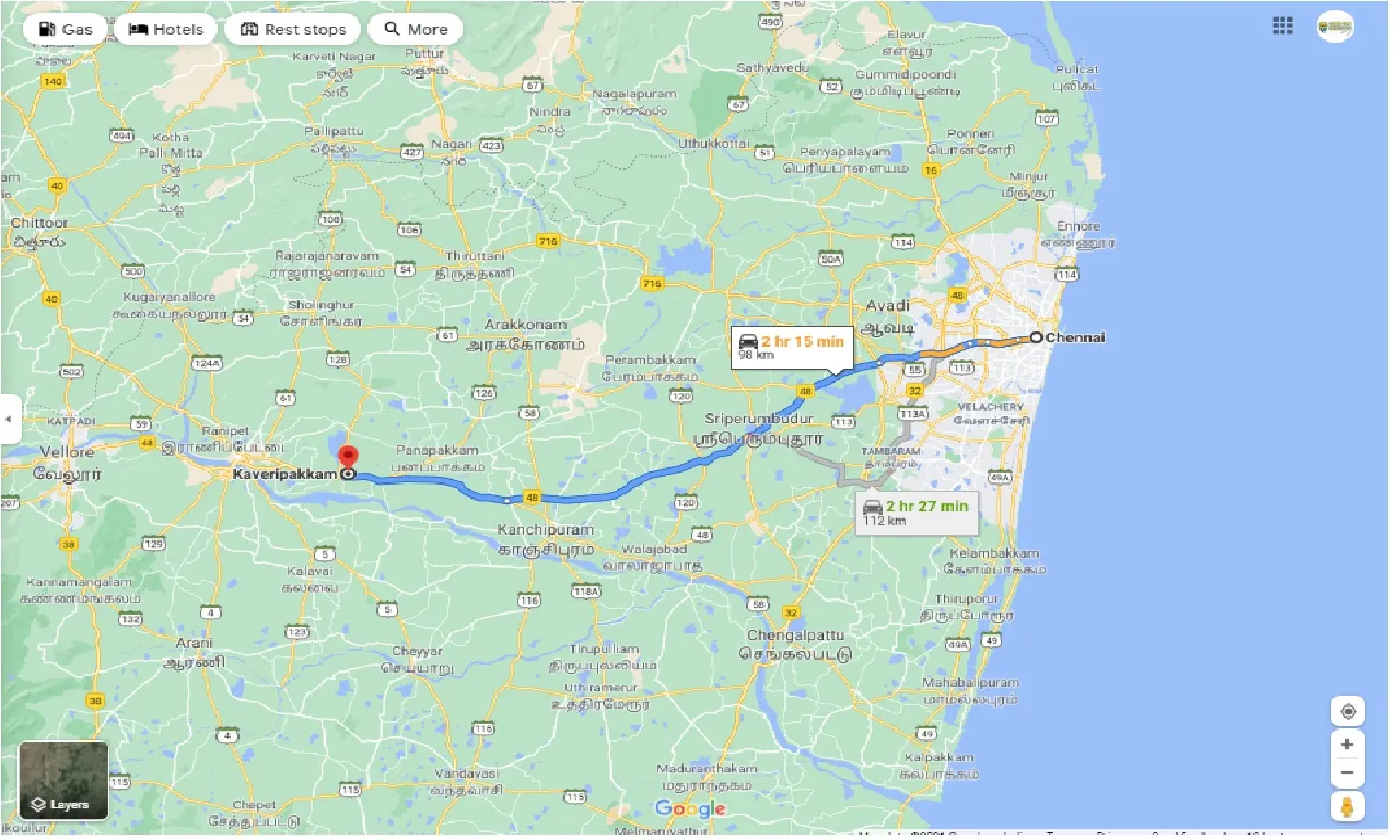 chennai-to-kaveripakkam-round-trip