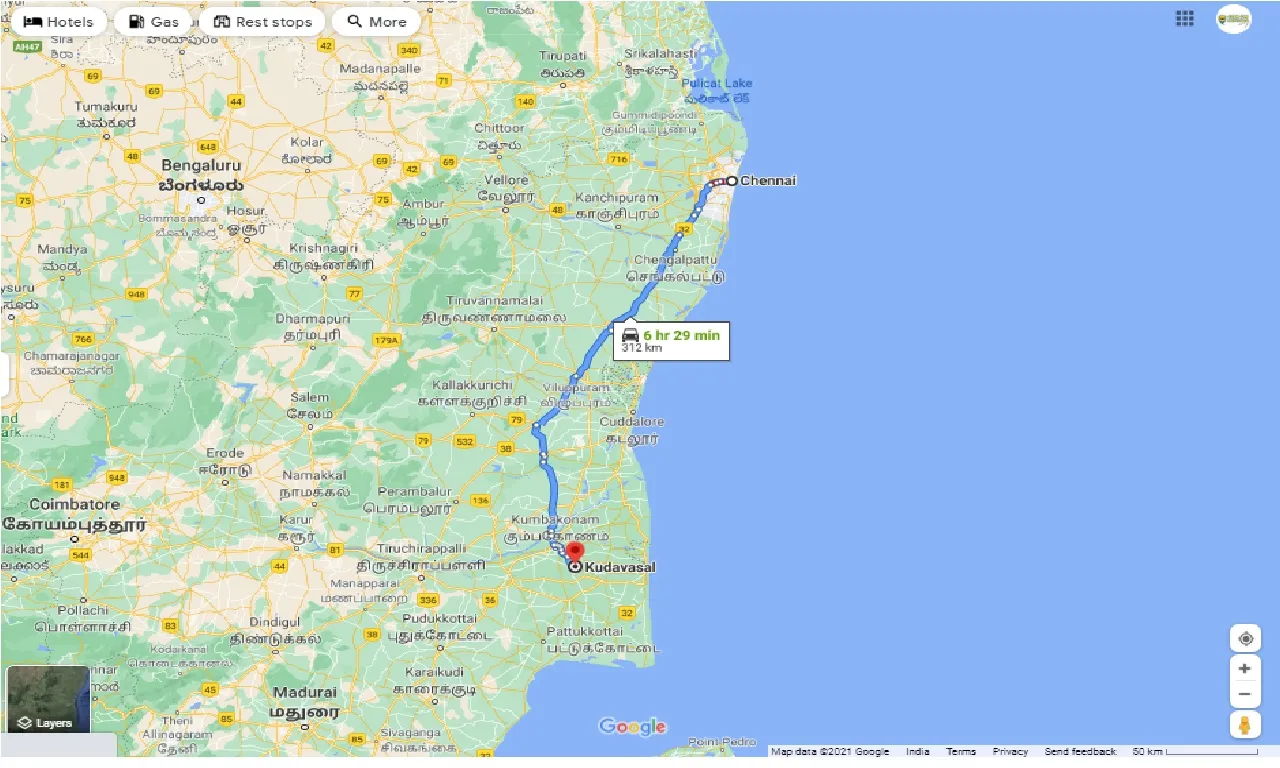 chennai-to-kodavasal-one-way