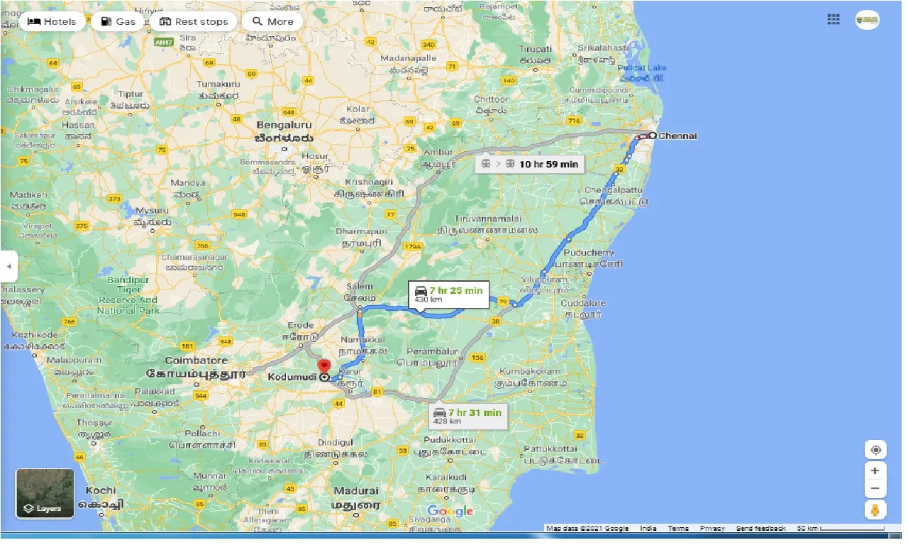 chennai-to-kodumudi-round-trip