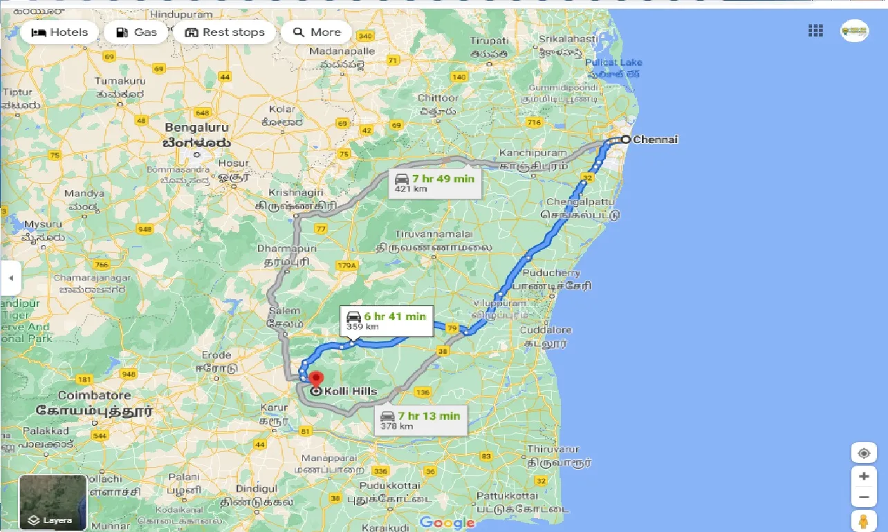 chennai-to-kolli-hills-round-trip