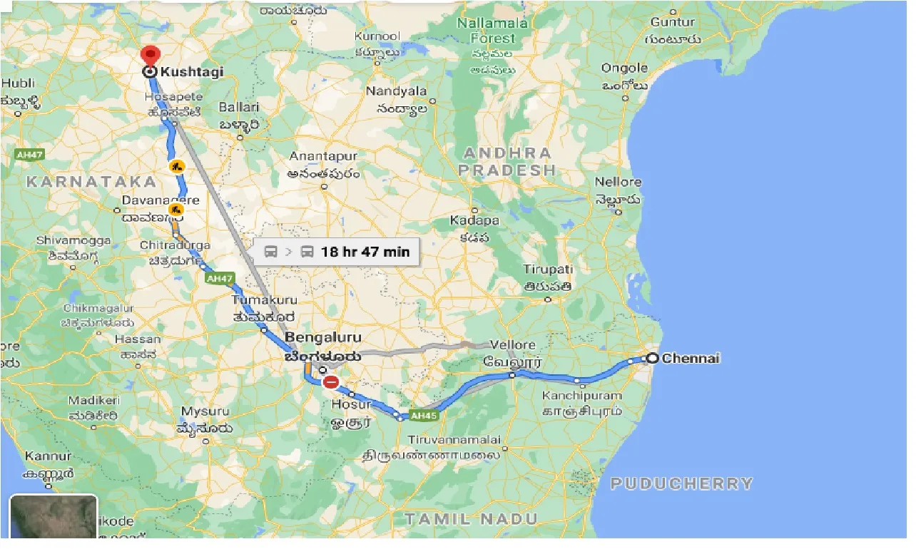 chennai-to-kushtagi-taxi