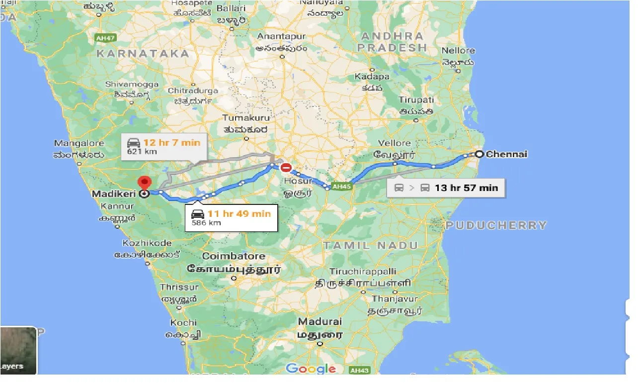 chennai-to-madikeri-one-way