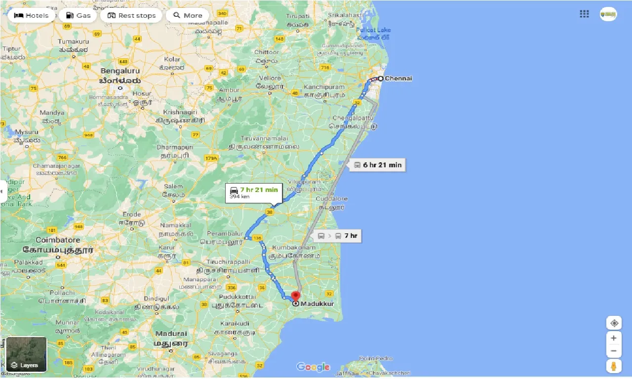 chennai-to-madukkur-one-way