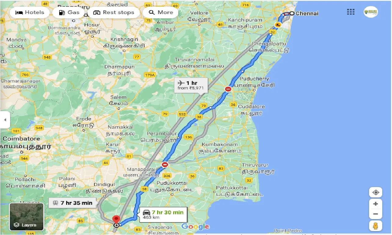 chennai-to-madurai-one-way