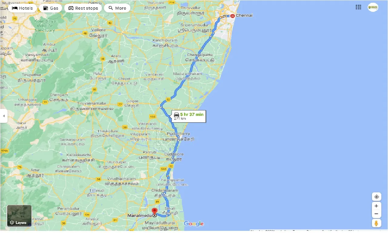 chennai-to-manalmedu-one-way