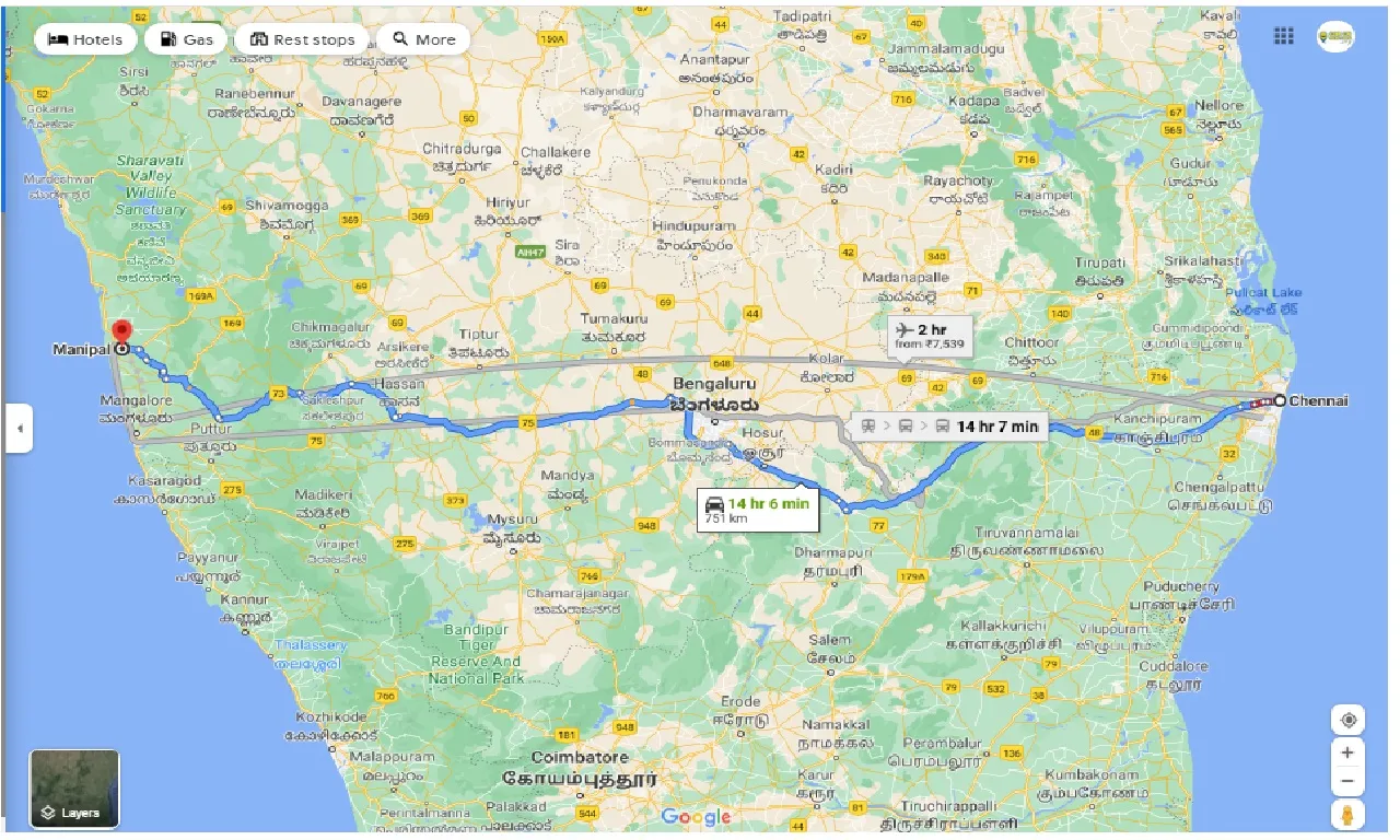 chennai-to-manipal-round-trip