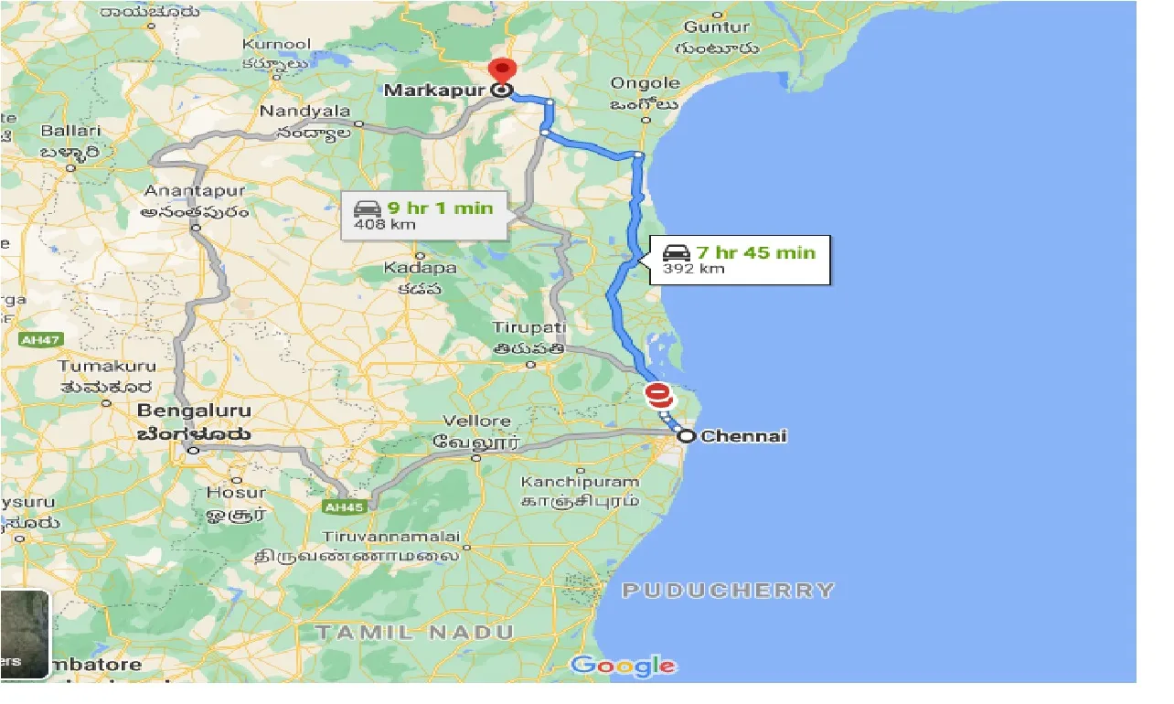 chennai-to-markapur-one-way